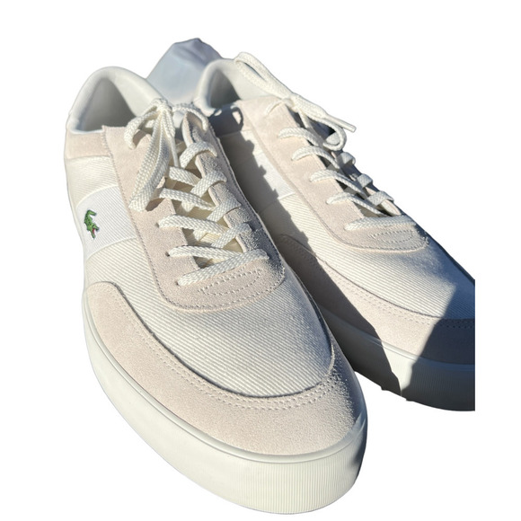 Lacoste Court-Master 220 1 CMA Mens Beige Canvas Lifestyle Sneakers Shoes main image 10